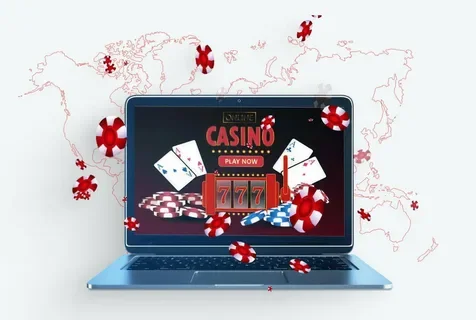 Dados sobre mesa de casino iluminada en un entorno digital